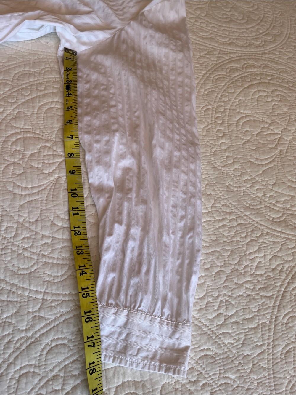 Cotton Blend Blouse Snap Front Tunic Women's 22W White Beach Western Boho - Picture 13 of 16